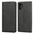 Leather Case Stands Flip Cover Holder for Samsung Galaxy Note 10 Plus 5G Black