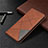 Leather Case Stands Flip Cover Holder for Samsung Galaxy S20 FE 5G Brown