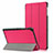 Leather Case Stands Flip Cover Holder for Samsung Galaxy Tab S5e 4G 10.5 SM-T725 Hot Pink