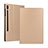 Leather Case Stands Flip Cover Holder for Samsung Galaxy Tab S6 10.5 SM-T860 Gold