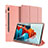 Leather Case Stands Flip Cover Holder for Samsung Galaxy Tab S7 11 Wi-Fi SM-T870 Pink