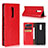 Leather Case Stands Flip Cover Holder for Sony Xperia 1 Red