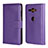 Leather Case Stands Flip Cover Holder for Sony Xperia XZ2 Compact Purple