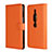 Leather Case Stands Flip Cover Holder for Sony Xperia XZ2 Premium Orange