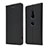 Leather Case Stands Flip Cover Holder for Sony Xperia XZ3 Black