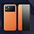Leather Case Stands Flip Cover Holder for Vivo iQOO 9 Pro 5G Orange