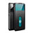 Leather Case Stands Flip Cover Holder for Vivo X50 Pro 5G Black