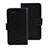 Leather Case Stands Flip Cover Holder for Wiko Highway Signs Black