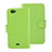 Leather Case Stands Flip Cover Holder for Wiko Highway Signs Green