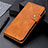 Leather Case Stands Flip Cover Holder for Xiaomi Mi 10T 5G Orange