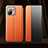 Leather Case Stands Flip Cover Holder for Xiaomi Mi 11 5G Orange