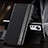 Leather Case Stands Flip Cover Holder for Xiaomi Mi 12S 5G Black