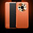 Leather Case Stands Flip Cover Holder for Xiaomi Mi 12S Ultra 5G Orange