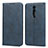 Leather Case Stands Flip Cover Holder for Xiaomi Mi 9T Blue