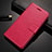 Leather Case Stands Flip Cover Holder for Xiaomi Redmi K30 4G Red