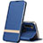 Leather Case Stands Flip Cover Holder for Xiaomi Redmi Note 8 Blue