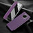 Leather Case Stands Flip Cover Holder for Xiaomi Redmi Note 9T 5G Purple