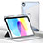 Leather Case Stands Flip Cover Holder H01 for Apple iPad 10.9 (2022) White