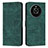 Leather Case Stands Flip Cover Holder H01X for Huawei Honor X9 4G Green
