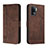 Leather Case Stands Flip Cover Holder H01X for Oppo A94 4G