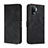 Leather Case Stands Flip Cover Holder H01X for Oppo A94 4G Black