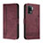 Leather Case Stands Flip Cover Holder H01X for Oppo F19 Pro