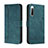 Leather Case Stands Flip Cover Holder H01X for Sony Xperia 10 II Green