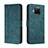 Leather Case Stands Flip Cover Holder H01X for Xiaomi Mi 10i 5G Green