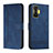 Leather Case Stands Flip Cover Holder H01X for Xiaomi Poco F4 GT 5G Blue