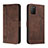 Leather Case Stands Flip Cover Holder H01X for Xiaomi Poco M3