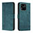 Leather Case Stands Flip Cover Holder H01X for Xiaomi Redmi 10C 4G Green