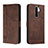 Leather Case Stands Flip Cover Holder H01X for Xiaomi Redmi 9