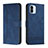 Leather Case Stands Flip Cover Holder H01X for Xiaomi Redmi A1 Blue