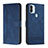 Leather Case Stands Flip Cover Holder H01X for Xiaomi Redmi A1 Plus Blue