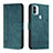 Leather Case Stands Flip Cover Holder H01X for Xiaomi Redmi A1 Plus Green