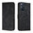 Leather Case Stands Flip Cover Holder H01X for Xiaomi Redmi Note 11 Pro 4G Black