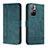 Leather Case Stands Flip Cover Holder H01X for Xiaomi Redmi Note 11S 5G Green