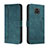 Leather Case Stands Flip Cover Holder H01X for Xiaomi Redmi Note 9 Pro Green