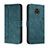 Leather Case Stands Flip Cover Holder H01X for Xiaomi Redmi Note 9 Pro Max Green