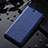 Leather Case Stands Flip Cover Holder H02P for Apple iPhone 11 Blue