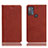 Leather Case Stands Flip Cover Holder H02P for Motorola Moto G50