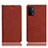 Leather Case Stands Flip Cover Holder H02P for OnePlus Nord N200 5G