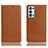 Leather Case Stands Flip Cover Holder H02P for Oppo Reno6 Pro 5G