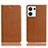 Leather Case Stands Flip Cover Holder H02P for Oppo Reno8 5G