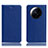 Leather Case Stands Flip Cover Holder H02P for Xiaomi Mi 12 Ultra 5G Blue