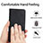 Leather Case Stands Flip Cover Holder H02X for Nothing Phone 1