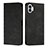 Leather Case Stands Flip Cover Holder H02X for Nothing Phone 1 Black