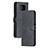 Leather Case Stands Flip Cover Holder H02X for Xiaomi Poco X3 Pro Black