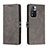 Leather Case Stands Flip Cover Holder H02X for Xiaomi Redmi Note 11 Pro+ Plus 5G Gray