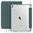 Leather Case Stands Flip Cover Holder H03 for Apple iPad Air 4 10.9 (2020) Midnight Green